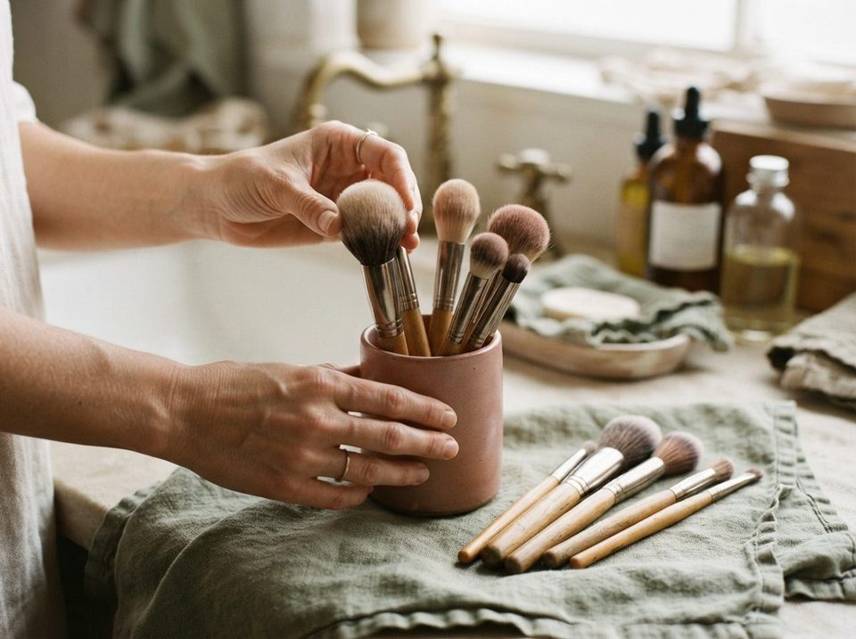Illustrationsbillede: Makeup børster: de få, der gør arbejdet